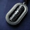 عجلة الصلاة التبتية أوم ماني بادمي هوم - زينة تعليق للسيارة Tibetan Om Mani Padme Hum Prayer Wheel Car Hanging Decoration