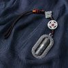 عجلة الصلاة التبتية أوم ماني بادمي هوم - زينة تعليق للسيارة Tibetan Om Mani Padme Hum Prayer Wheel Car Hanging Decoration