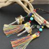 دُرّةٌ تبتيةٌ معلّقةٌ للسيارة - زينةٌ صلاةٌ دوارة Tibetan Prayer Wheel Car Hanging Ornament