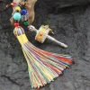 دُرّةٌ تبتيةٌ معلّقةٌ للسيارة - زينةٌ صلاةٌ دوارة Tibetan Prayer Wheel Car Hanging Ornament