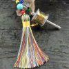 دُرّةٌ تبتيةٌ معلّقةٌ للسيارة - زينةٌ صلاةٌ دوارة Tibetan Prayer Wheel Car Hanging Ornament