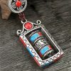 سلسلة مفاتيح عجلة الصلاة التبتية ذات الكلمات الستة الحقيقية Six True Words Tibetan Prayer Wheel Keychain