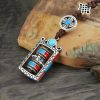 سلسلة مفاتيح عجلة الصلاة التبتية ذات الكلمات الستة الحقيقية Six True Words Tibetan Prayer Wheel Keychain
