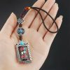 سلسلة مفاتيح عجلة الصلاة التبتية ذات الكلمات الستة الحقيقية Six True Words Tibetan Prayer Wheel Keychain