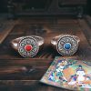 Anillo Tibetano Giratorio de la Paz Tibetan Rotatable Peace Ring