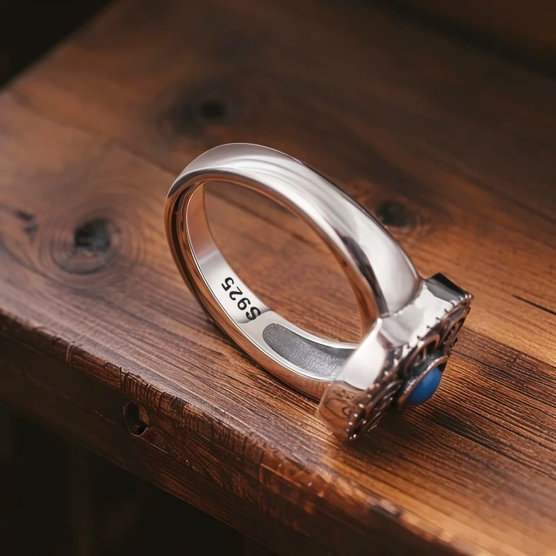 Anillo Tibetano Giratorio de la Paz Tibetan Rotatable Peace Ring