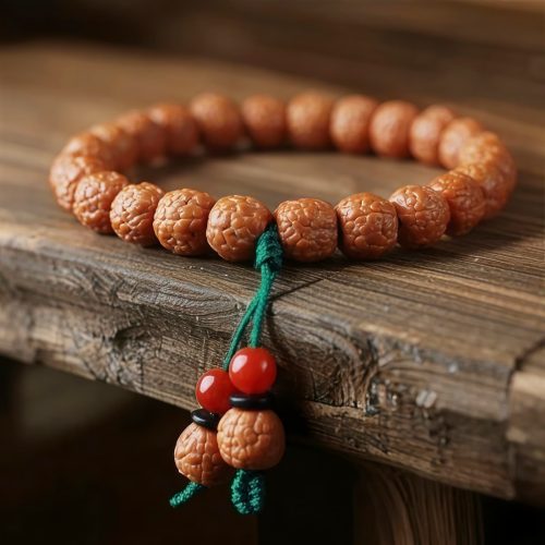 Tibetan Rudraksha Bodhi Seed Agate Bracelet Tibetan Rudraksha Bodhi Seed Agate Bracelet