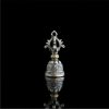 Colgante Dorje de Plata 925 Om Mani Padme Hum Tibetano Tibetan 925 Silver Om Mani Padme Hum Dorje Pendant