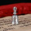 Colgante Dorje de Plata 925 Om Mani Padme Hum Tibetano Tibetan 925 Silver Om Mani Padme Hum Dorje Pendant