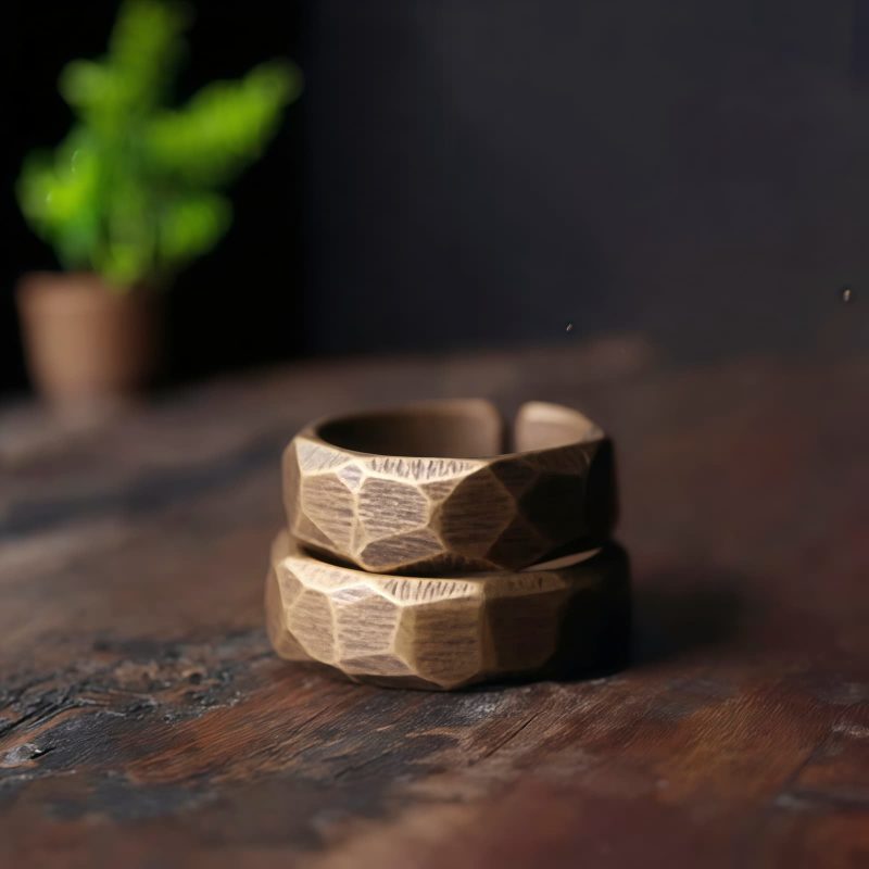 Anillo de la Riqueza de Cobre con Diseño Sencillo Tibetano Tibetan Simple Design Copper Wealth Ring