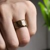 Anillo de la Riqueza de Cobre con Diseño Sencillo Tibetano Tibetan Simple Design Copper Wealth Ring