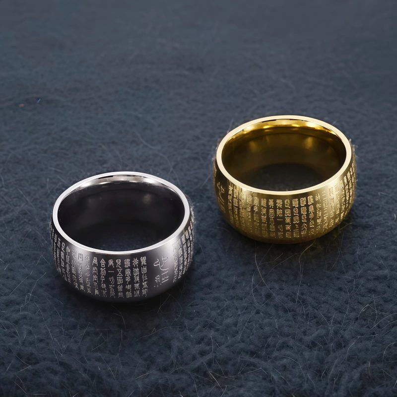 Anillo de Equilibrio de Acero de Titanio Tibetano Tibetan Titanium Steel Balance Ring