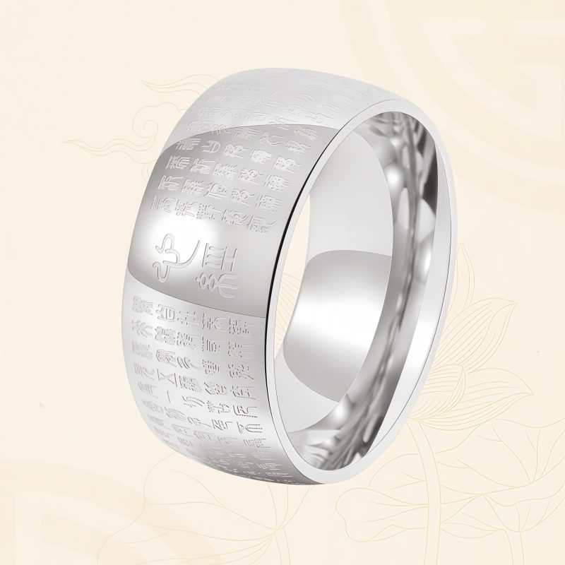 Anillo de Equilibrio de Acero de Titanio Tibetano Tibetan Titanium Steel Balance Ring