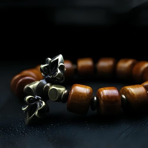 Pulsera Tibetana de Fuerza de Hueso de Yak y Cobre Pulsera Tibetana de Fuerza de Hueso de Yak y Cobre