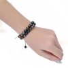 Pulsera de Protección Ojo de Tigre y Roca de Lava Protection Tiger's Eye Lava Rock Bracelet