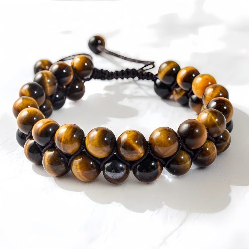 Pulsera de Protección Ojo de Tigre y Roca de Lava Pulsera de Protección Ojo de Tigre y Roca de Lava