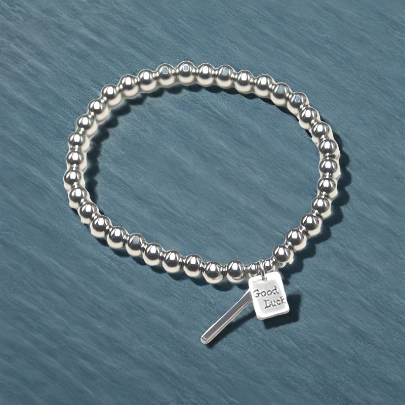 Pulsera de Buena Suerte con Acero de Titanio para el Equilibrio Titanium Steel Balance Good Luck Bracelet