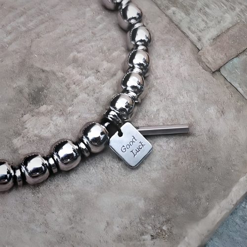 Pulsera de Buena Suerte con Acero de Titanio para el Equilibrio Pulsera de Buena Suerte con Acero de Titanio para el Equilibrio