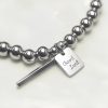 Pulsera de Buena Suerte con Acero de Titanio para el Equilibrio Titanium Steel Balance Good Luck Bracelet