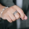 Anel Vintage Tibete Om Mani Padme Hum Pureza Vintage Tibet Om Mani Padme Hum Purity Ring