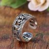 Anel Vintage Tibete Om Mani Padme Hum Pureza Vintage Tibet Om Mani Padme Hum Purity Ring