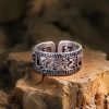 Anel Vintage Tibete Om Mani Padme Hum Pureza Vintage Tibet Om Mani Padme Hum Purity Ring