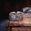 Anel Vintage Tibete Om Mani Padme Hum Pureza Vintage Tibet Om Mani Padme Hum Purity Ring