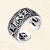 Anel Vintage Tibete Om Mani Padme Hum Pureza Vintage Tibet Om Mani Padme Hum Purity Ring