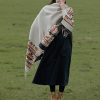 Tibetan Colorful Geometry Shawl