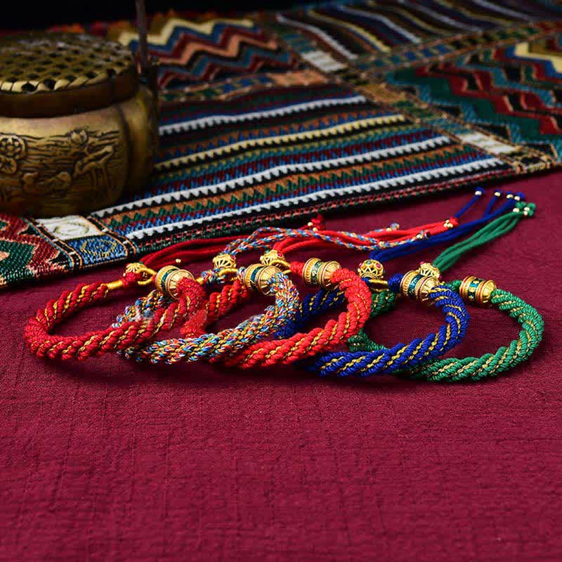 Tibetan Handmade Luck Thangka Bracelet