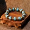 Liuli Glass Swallowing Beast Fortune Bracelet