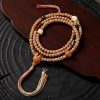 Bodhi Seed Red Agate Wisdom Bracelet
