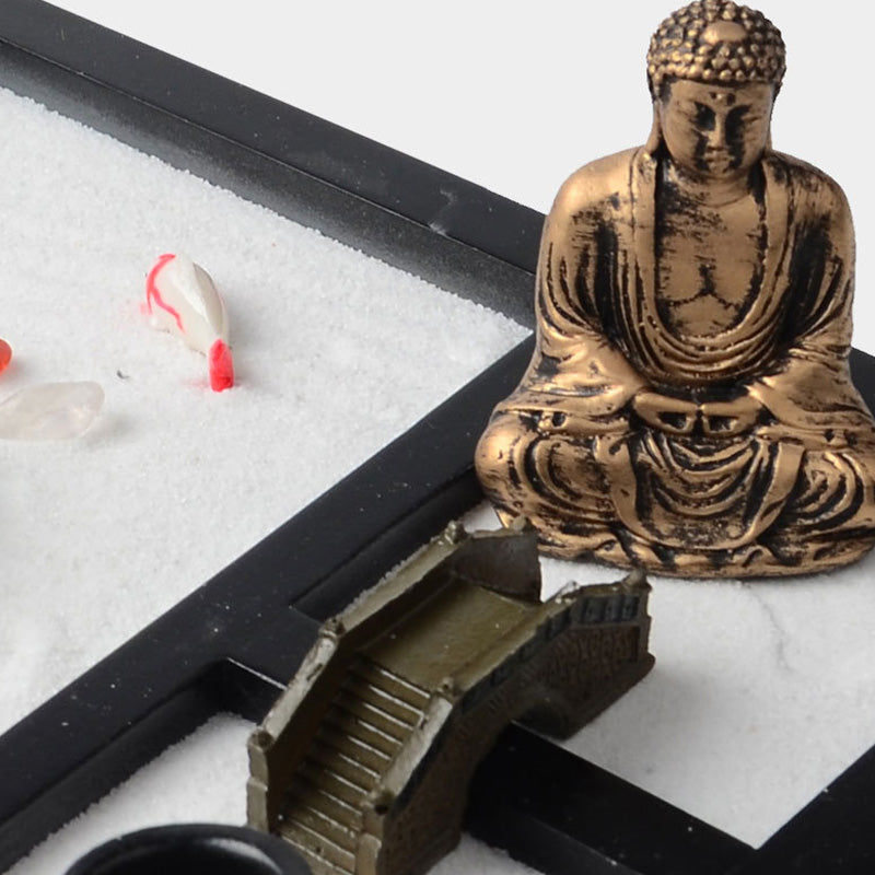 Zen Garden Koi Fish Buddha Decoration