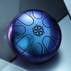 Titanium Steel Tibetan Sound Healing Drum Kit<span> - </span>Blue