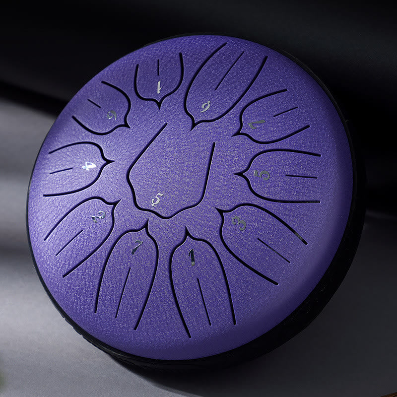 Lotus Steel Tongue Drum for Meditation