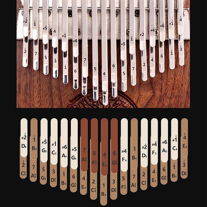 Black Walnut Kalimba Tree of Life Thumb Piano