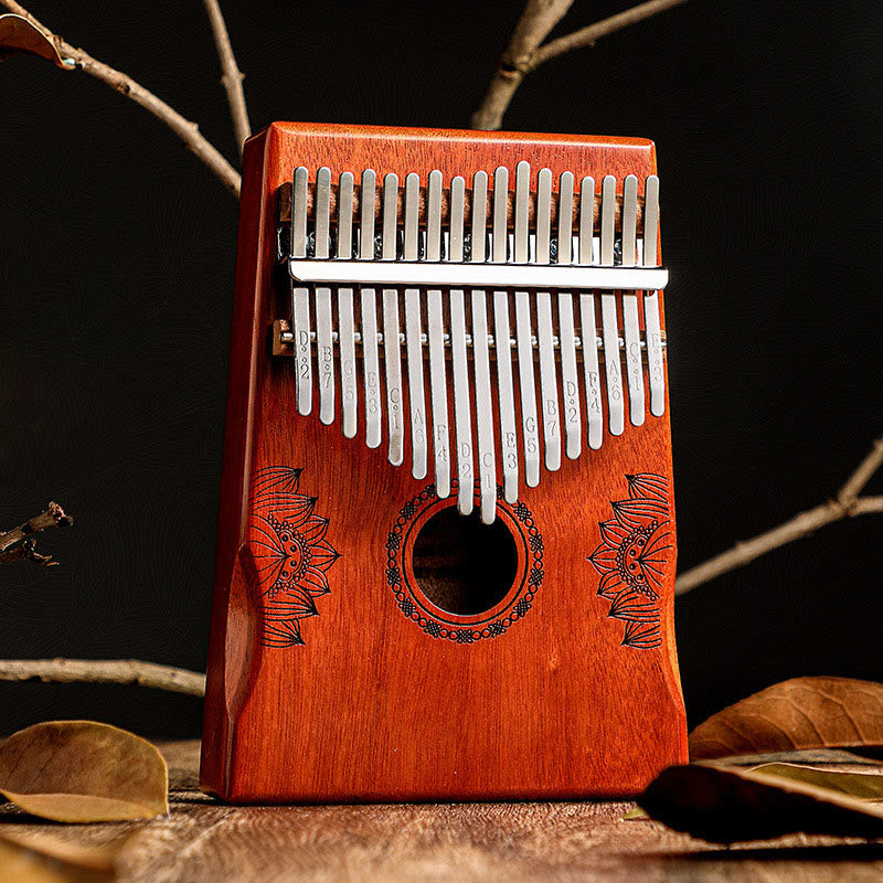 Mahogany Lotus Kalimba Thumb Piano
