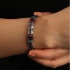 925 Silver Auspicious Dragon Luck Bracelet