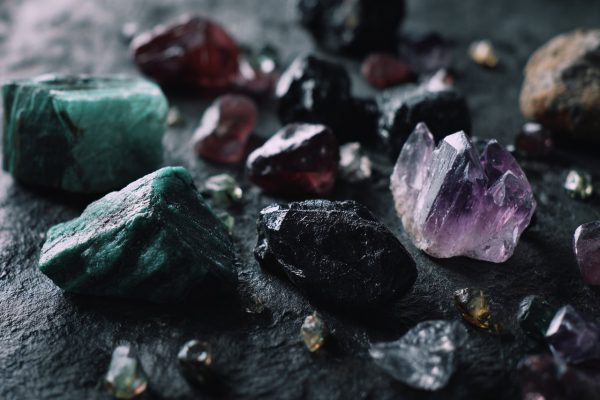 Surtido de cristales para Escorpio.