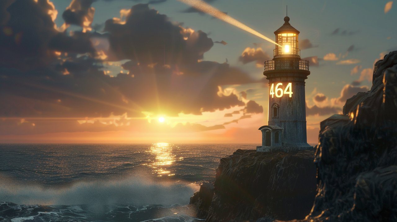 A conceptual image of a spiritual lighthouse.