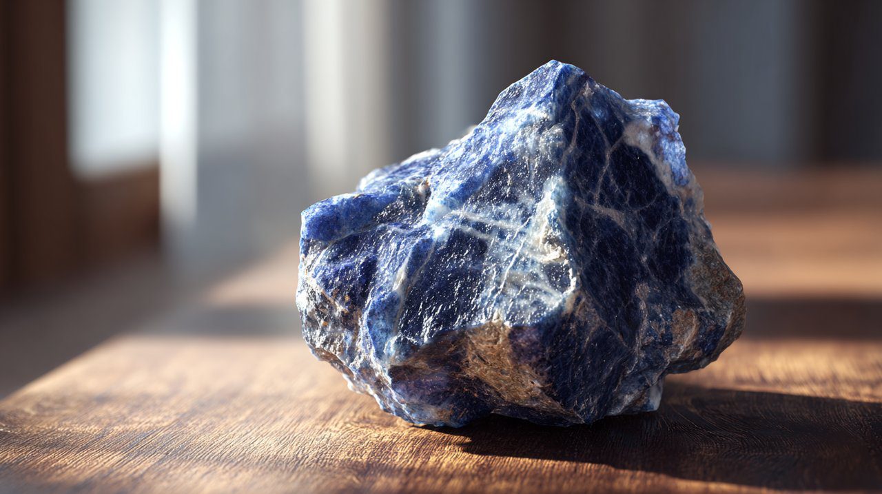 Natural Sodalite crystal for communication and intuition