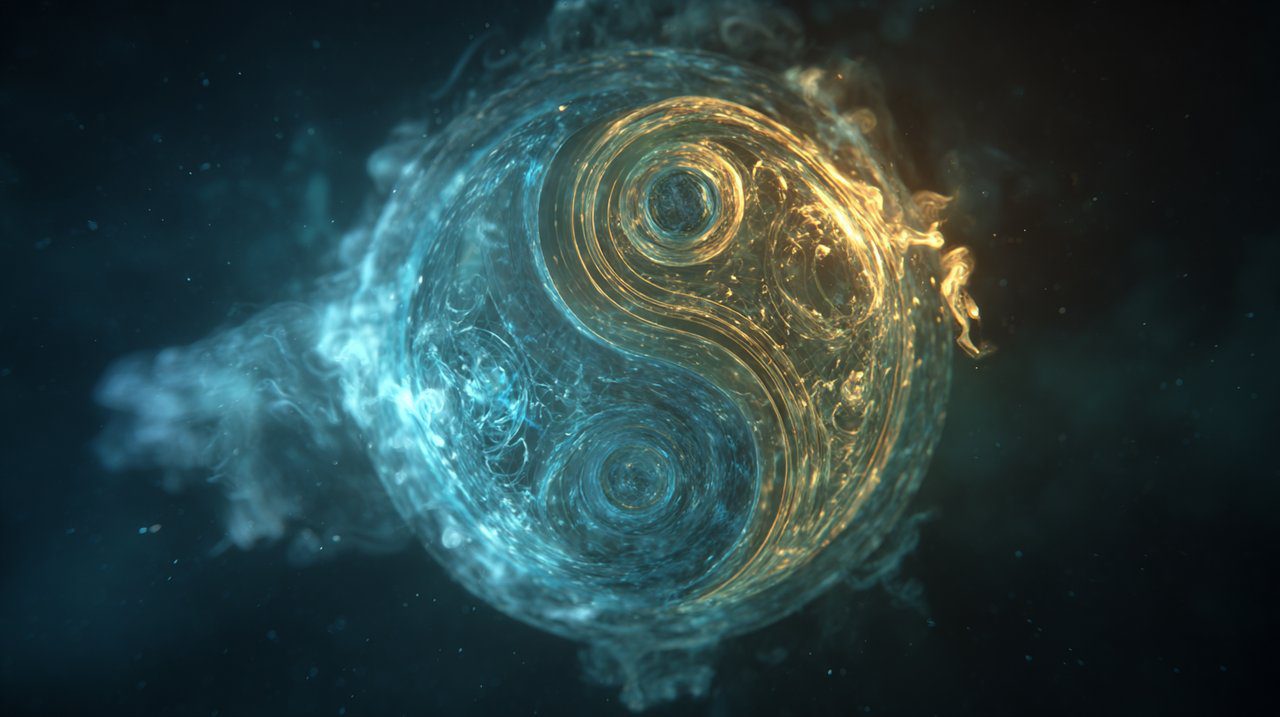 A symbolic representation of cosmic balance and protective energy.