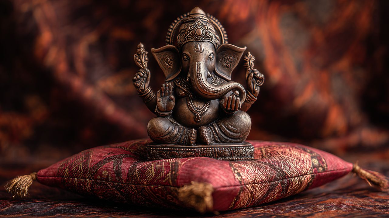 A beautiful Ganesha figurine, remover of obstacles.