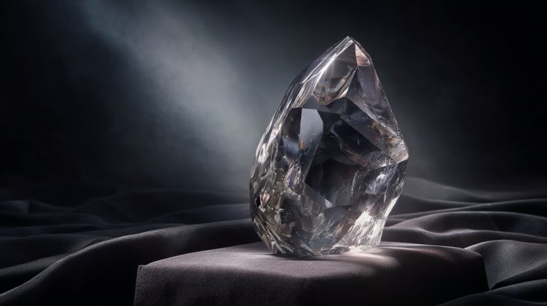 A polished crystal sculpture radiating clarity and insight.