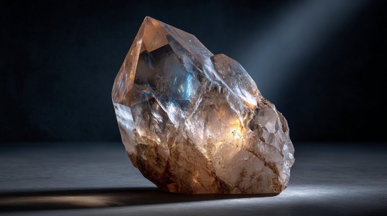 Raw Topaz crystal.