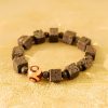 Pulsera Curativa con Cuentas Dzi y Roca Volcánica Lava Rock Dzi Bead Healing Bracelet