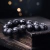 Pulsera Tibetana de Ónix Negro Om Mani Padme Hum Tibetan Black Onyx Om Mani Padme Hum Bracelet