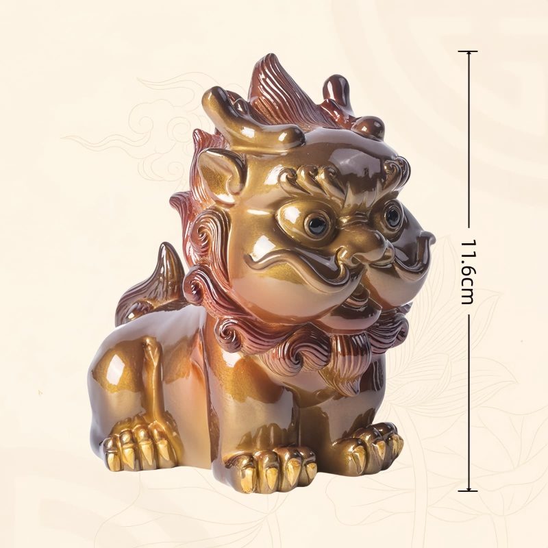 Decoración de Mascota de Té de Resina PiXiu que Cambia de Color Color Changing PiXiu Resin Tea Pet Decoration