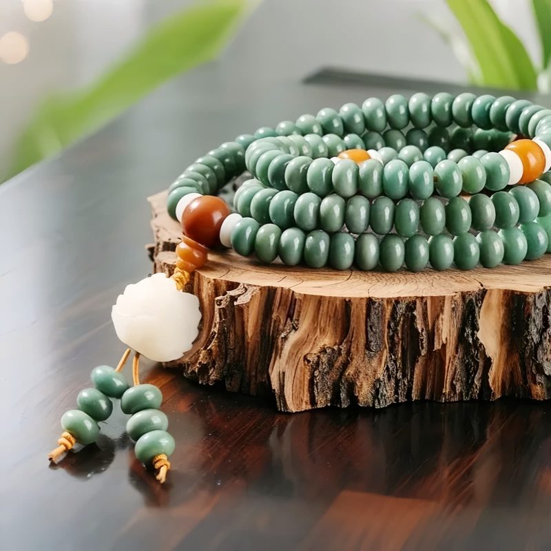 Lotus Cyan Bodhi Seed Success Bracelet Lotus Cyan Bodhi Seed Success Bracelet