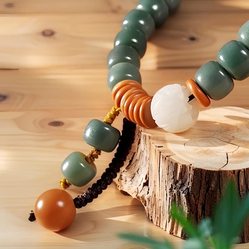 Lotus Cyan Bodhi Seed Success Bracelet Lotus Cyan Bodhi Seed Success Bracelet